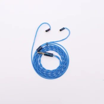 XINHS 2 fio azul do fone de ouvido cabo de atualização