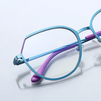 Óculos de leitura de Mulheres Anti Luz Azul Computador Óculos Feminino Óptico Prescrição de Óculos com Armação de Óculos Óculos de 0 a +4.0